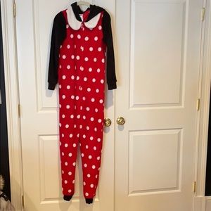Mini Mouse Hooded Onesie